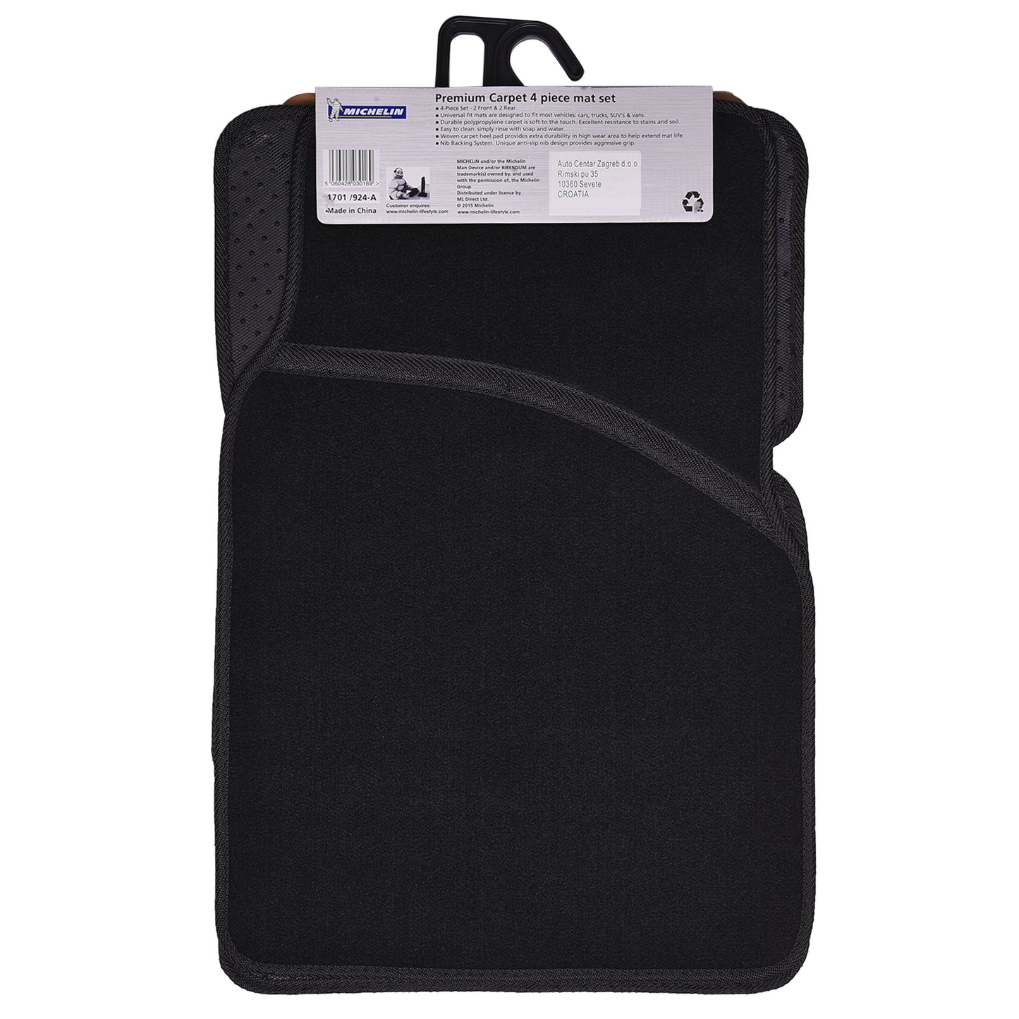 MICHELIN Premium Carpet Mats - set of 4 - Super Tyre Tec