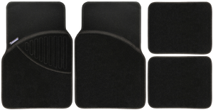 MICHELIN 924 Premium Carpet Mat 4Pcs Set- Black