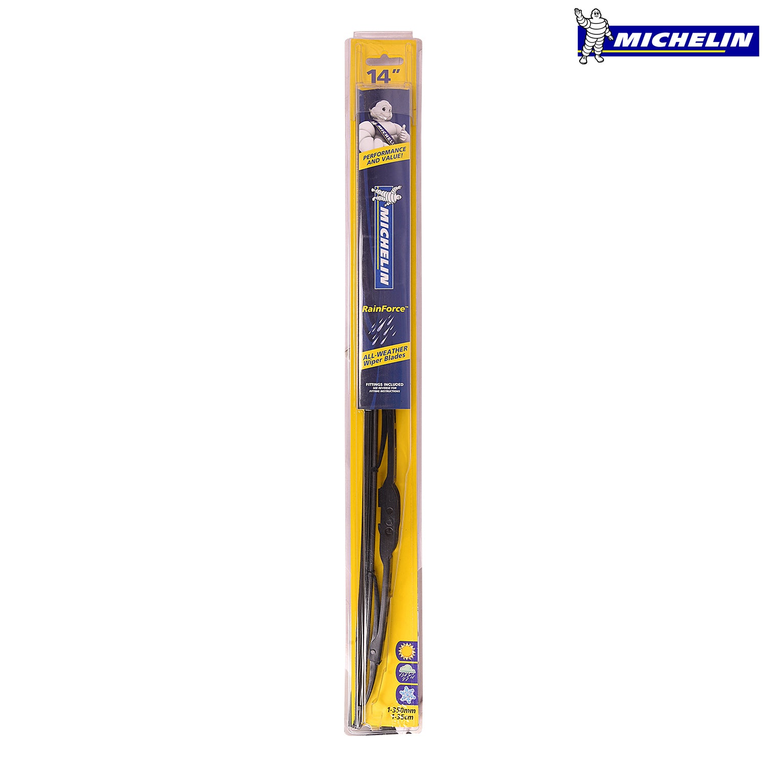 MICHELIN 13919  Traditional Rainforce Wiper Blades 19" - Super Tyre Tec