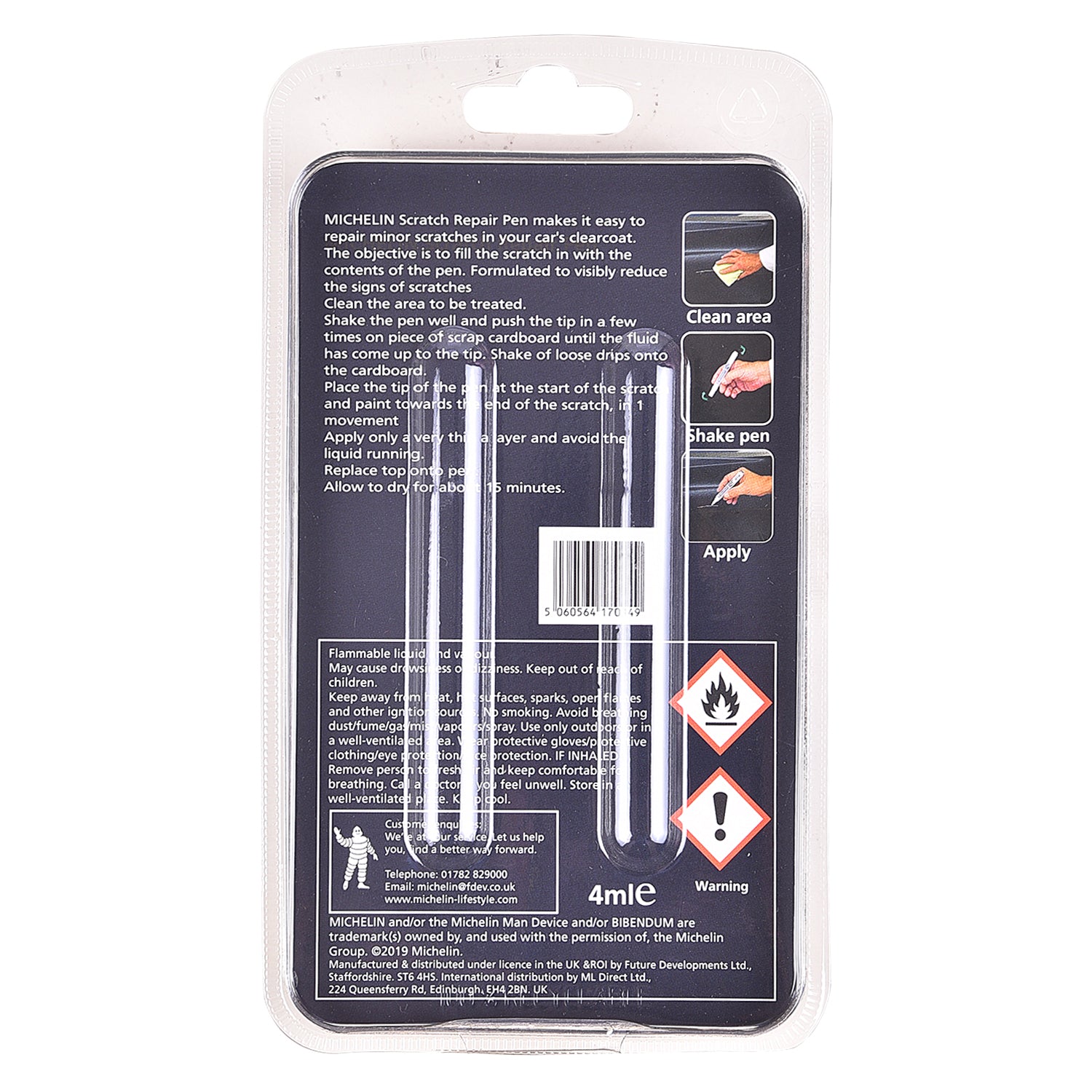 MICHELIN 70149 Scratch repair pen 40 ml - Super Tyre Tec
