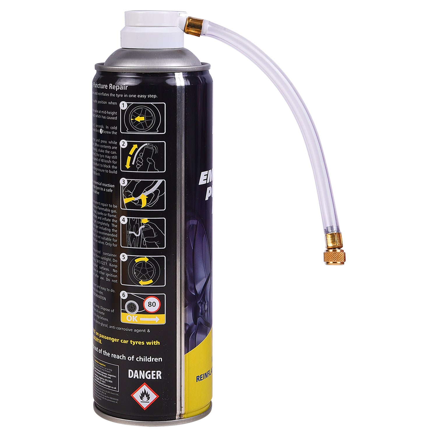 MICHELIN 32699 Emergency Puncture Repair 500ml - Super Tyre Tec