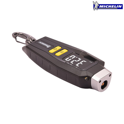 Michelin 12290 Tyre Pressure Gauge with Key Ring (Black) - Super Tyre Tec