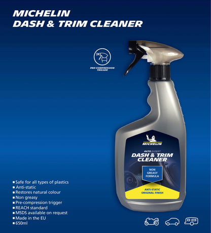 MICHELIN 31463 Dash and Trim Cleaner 650 ml - Super Tyre Tec
