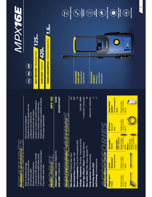 Michelin Pressure Washer MPX 16E
