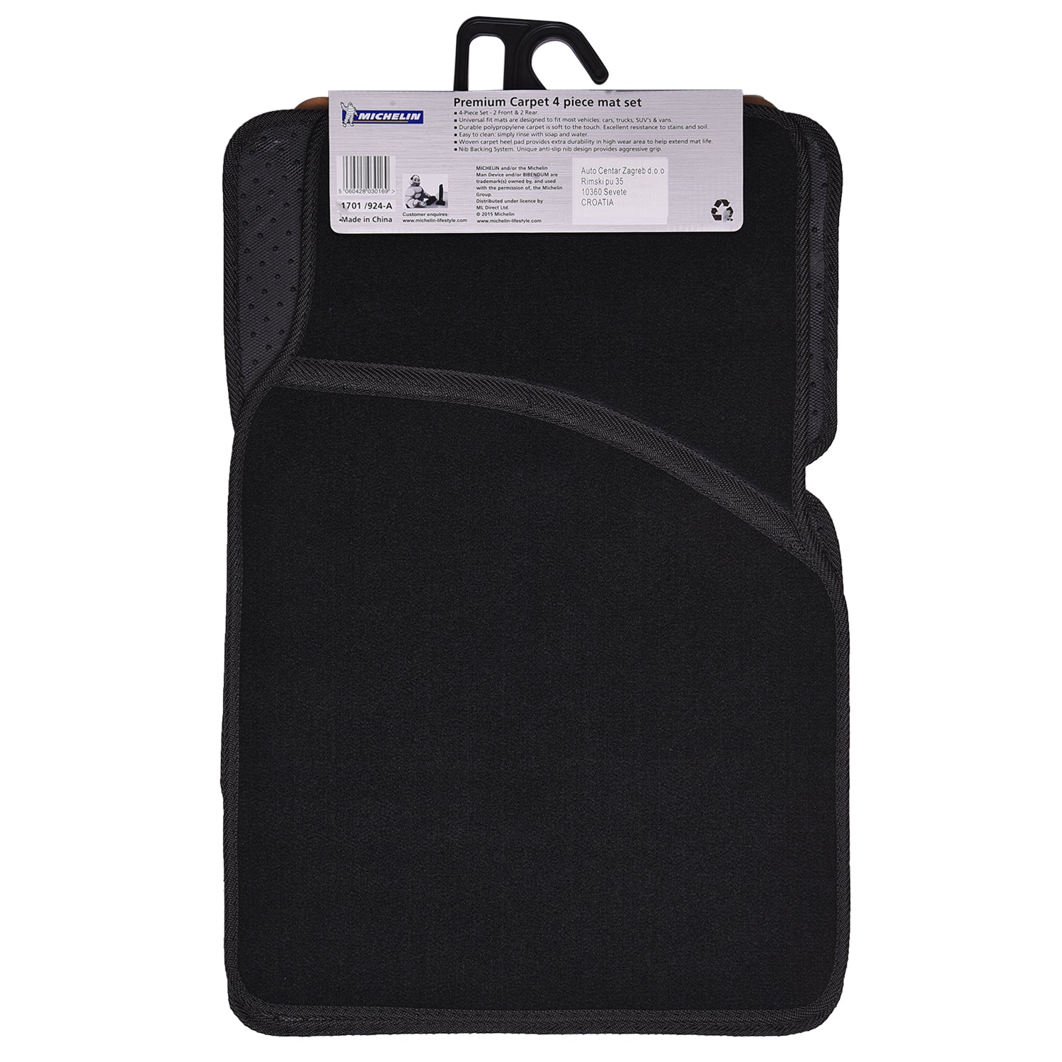 MICHELIN Premium Carpet Mats - set of 4 - Super Tyre Tec